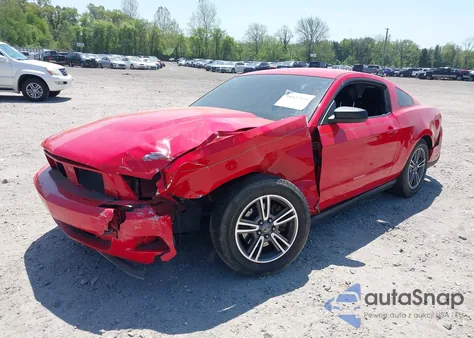 2012 Ford Mustang V6 Premium из США, поврежденный, VIN 1ZVBP8AM2C5286863